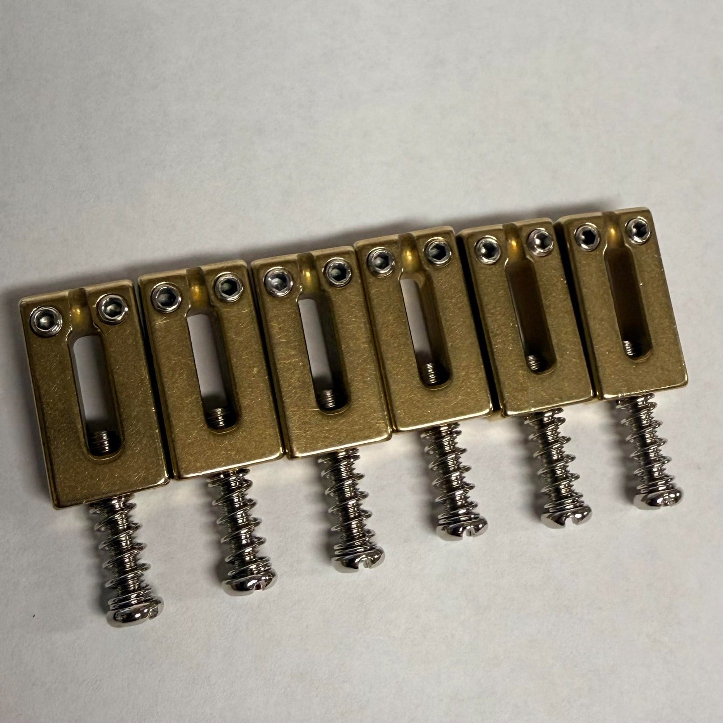 BR108 Guitar Bridge Saddles Solid Brass 10.80mm Fender Stratocaster/Telecaster