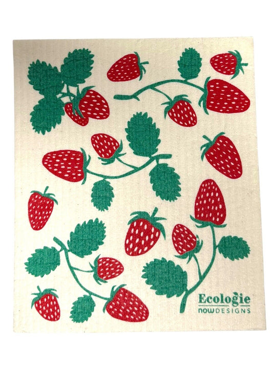 Ecologie by Danica Swedish Dish Cloth | Strawberries Made in Sweden