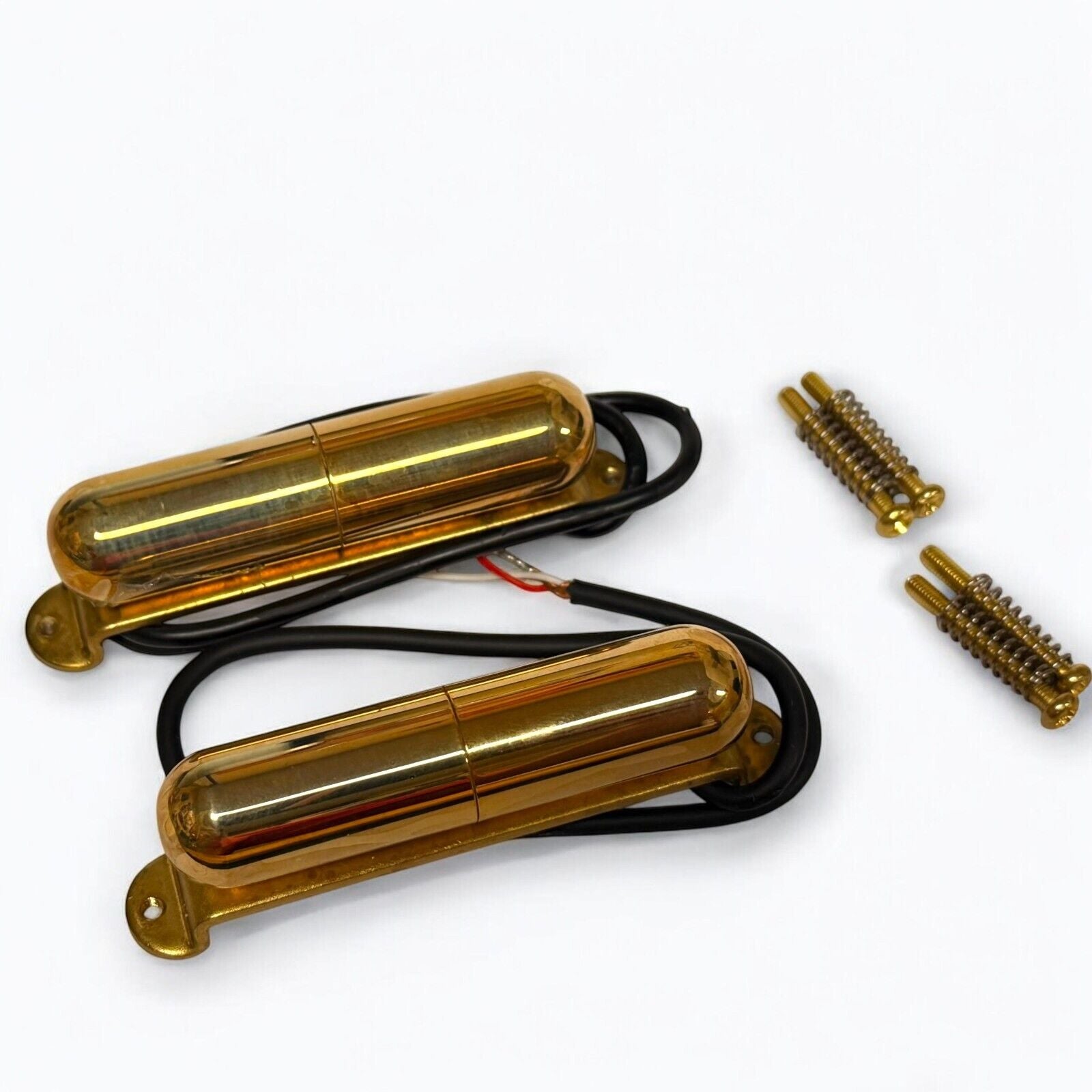 Gold Alnico Guitar Lipstick Tube Guitar Pickup Set Neck & Bridge Danelectro