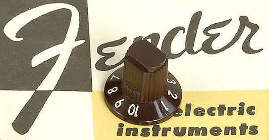 005-1018-000 Fender Brown 1-10 Acoustasonic Amplifier Amp Knob 180 DEG 0051