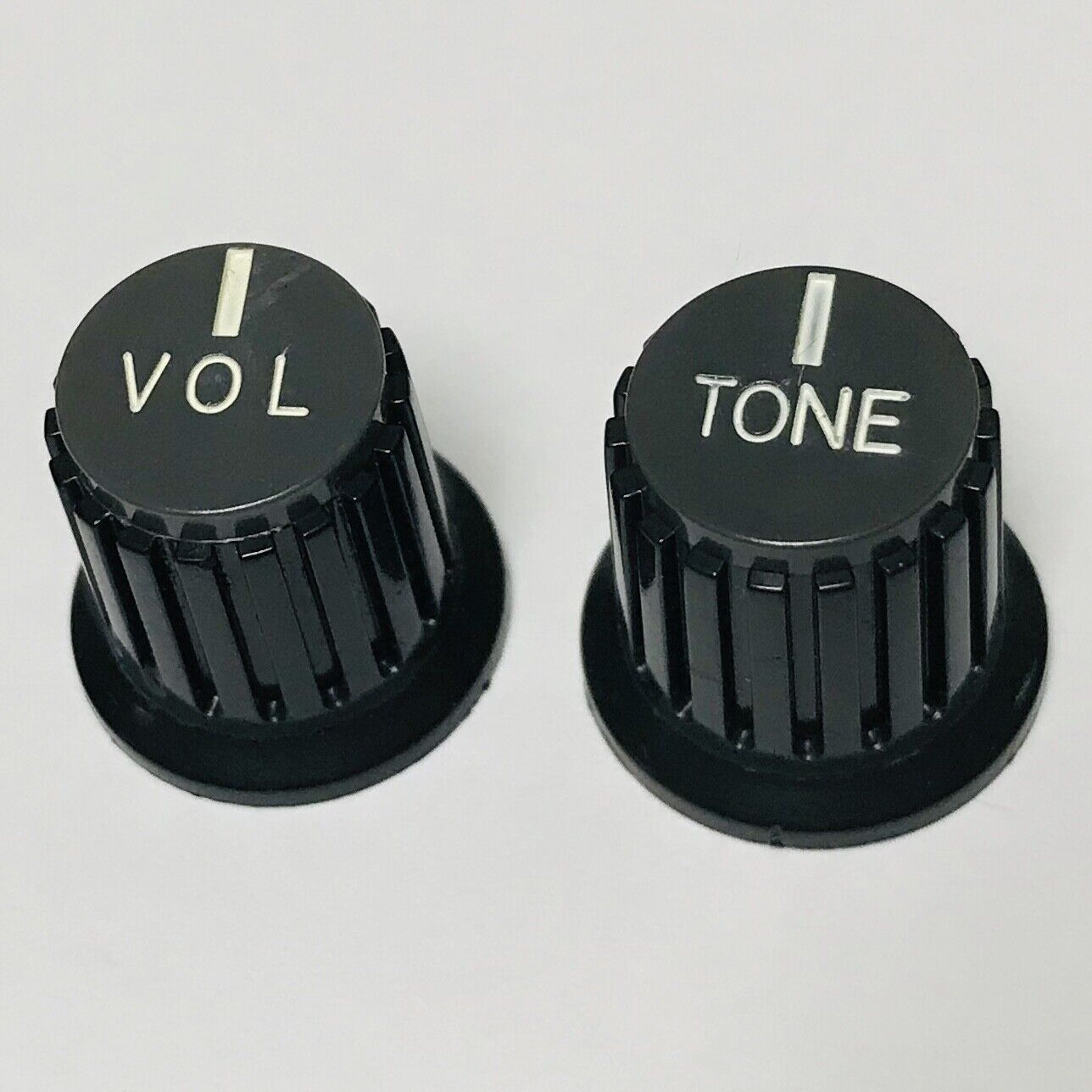 Set of 2 TONE & VOL Volume Mandolin & Guitar Knobs 6mm Pots