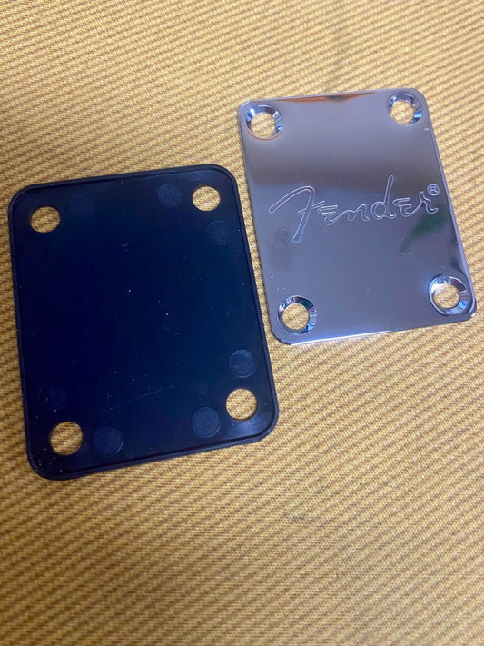 Fender Electric Guitar Neck Plate & Spacer Plate Cushion Stratocaster Telecaster