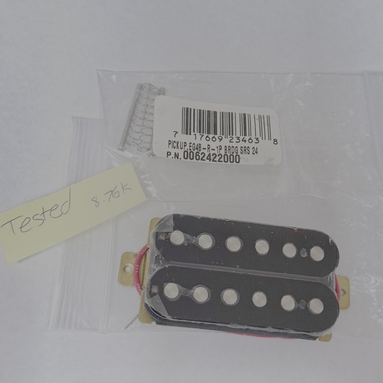 006242200 Squier Fender Series 24 SRS EG4B-R-1P Bridge Guitar Humbucker Pickup