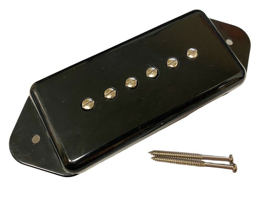 P90 Dog Ear Guitar Pickup Black Alnico V Magnet ARTEC ASA91 Neck