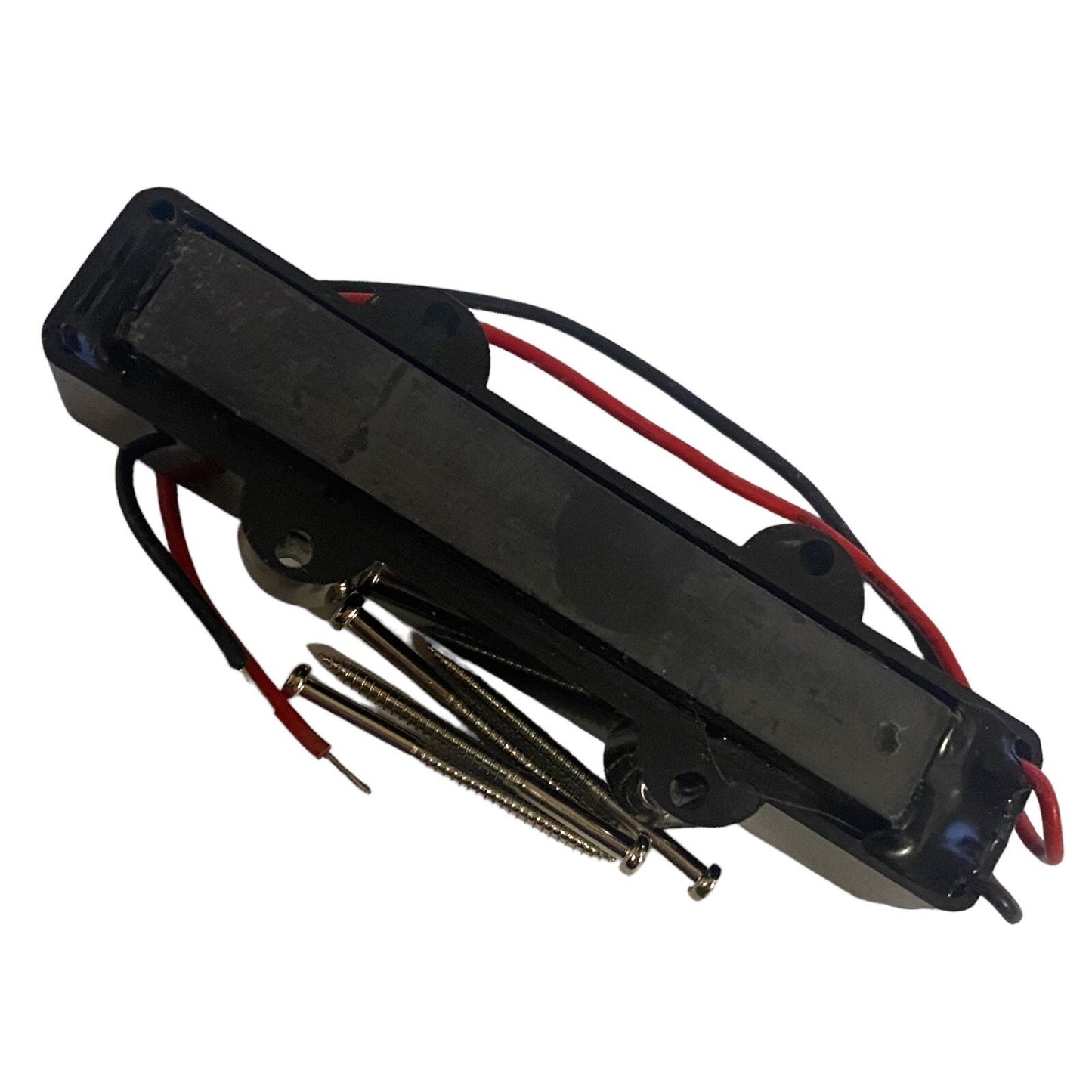 Closed Cover J Black Pickup Fender Jazz Bass Neck Spaced with Hardware