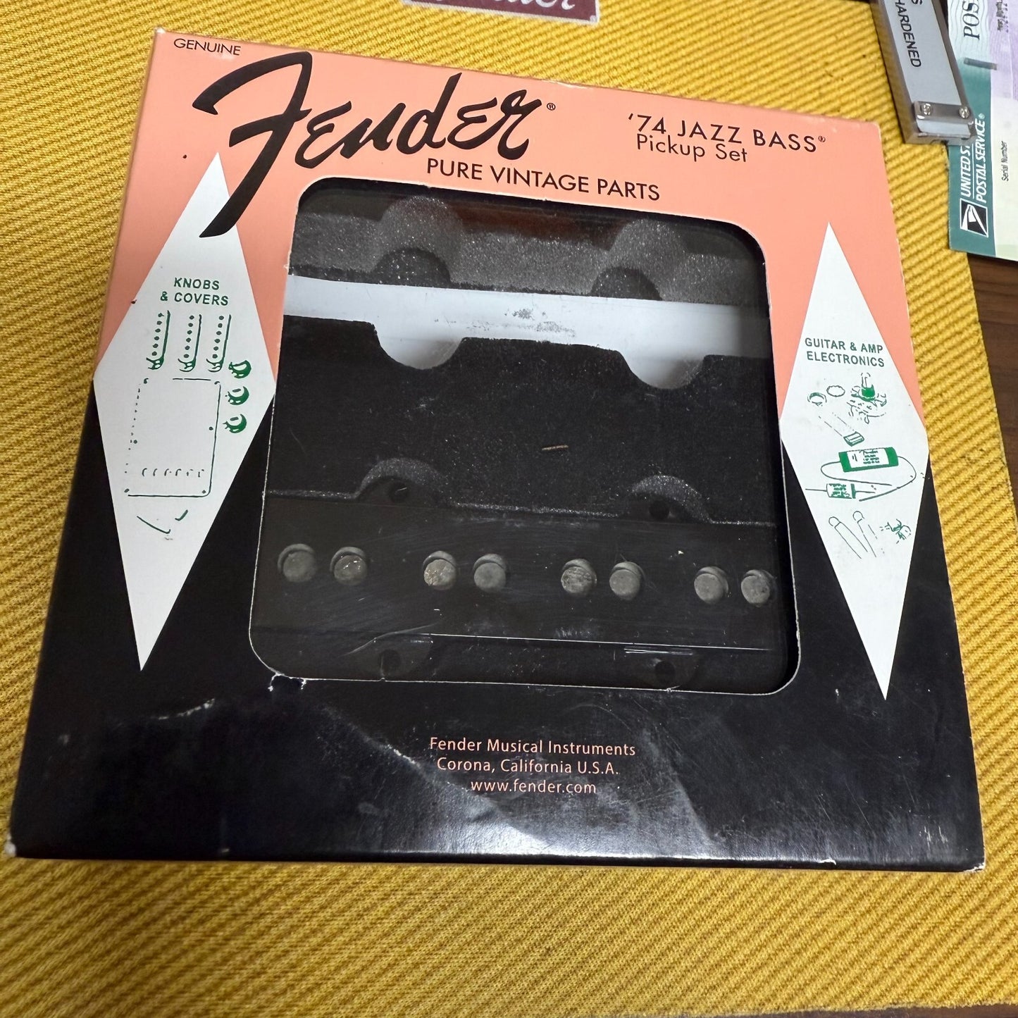 Fender 74 Vintage Jazz J Bass Bridge Pickup Tested & New