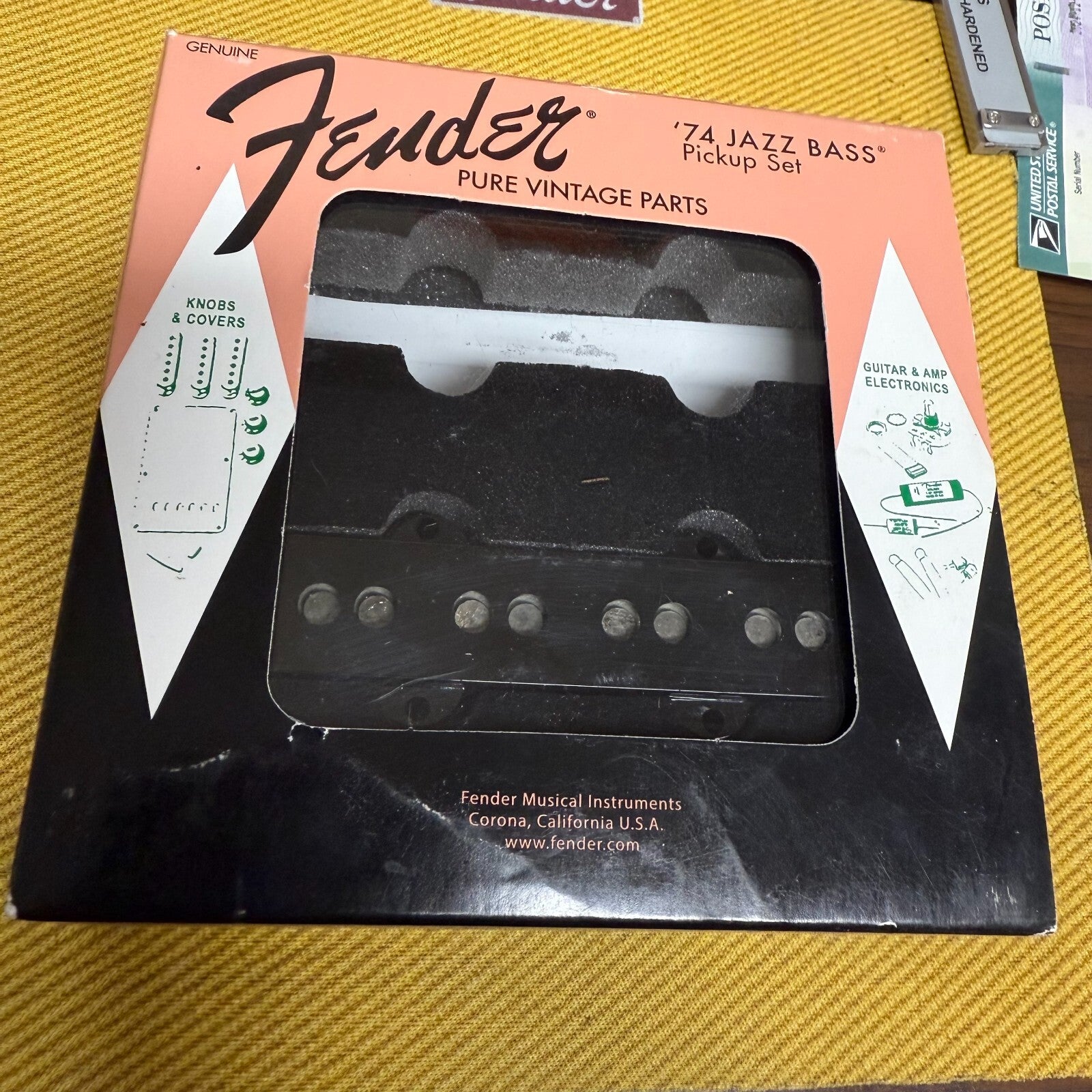 Fender 74 Vintage Jazz J Bass Bridge Pickup Tested & New